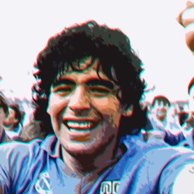 Maradona en Napoli