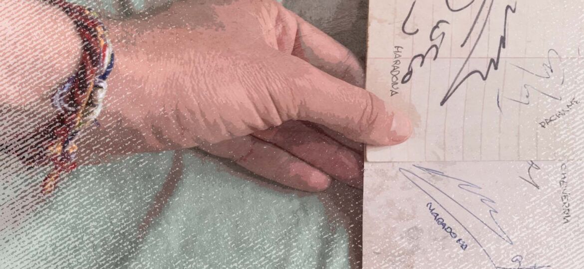 Autógrafo de último minuto