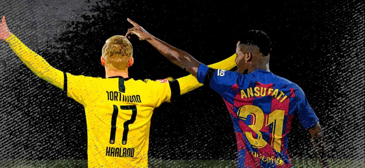 Ansu Fati y Haaland