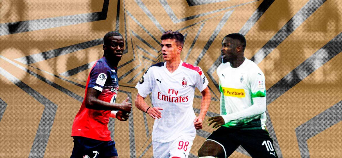 Jóvenes futbolistas