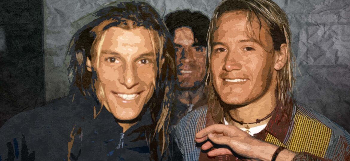 Claudio Caniggia y Luis Hernández