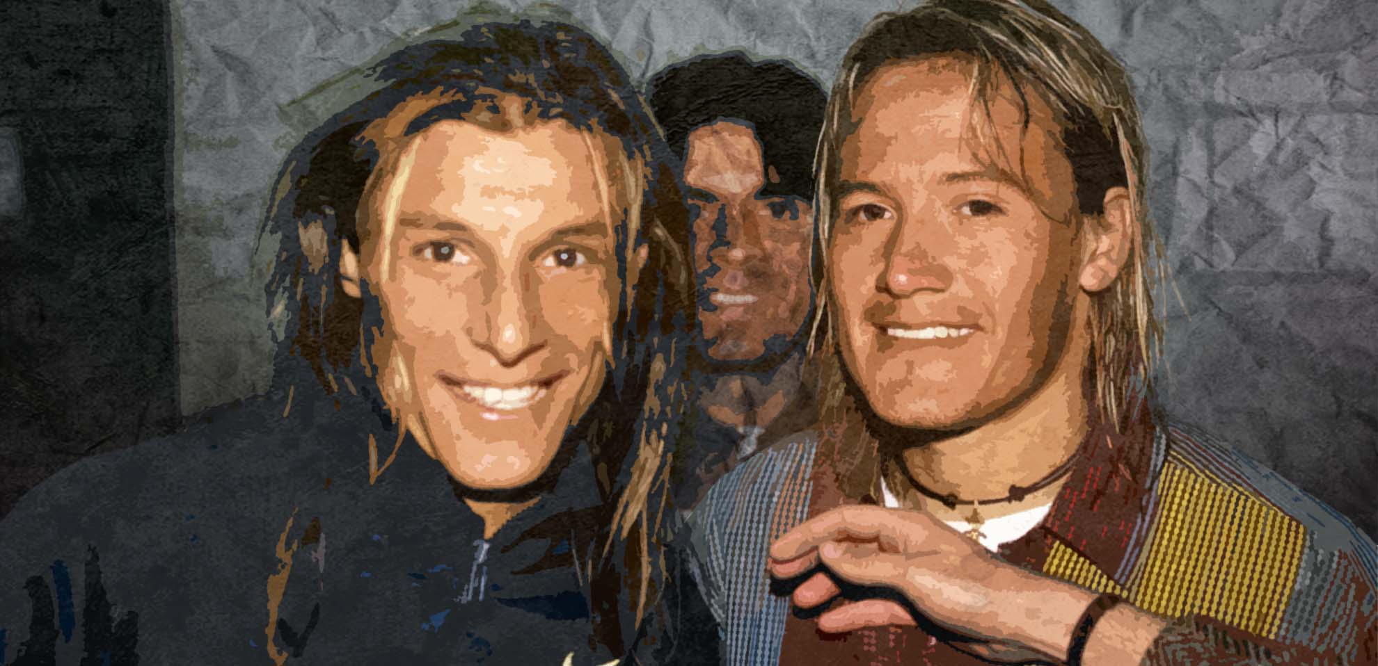 Claudio Caniggia y Luis Hernández