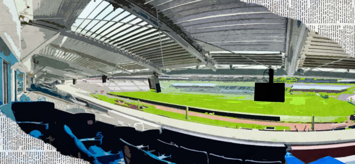 Palco en el Estadio Azteca