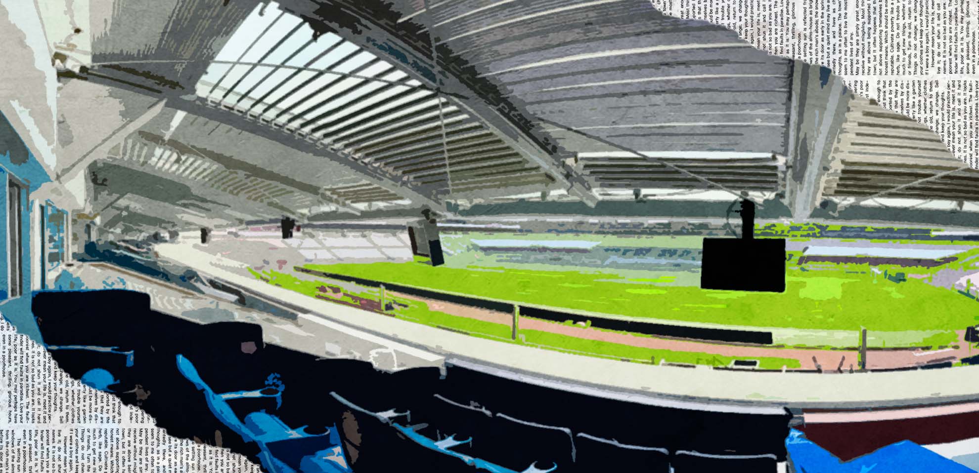 Palco en el Estadio Azteca