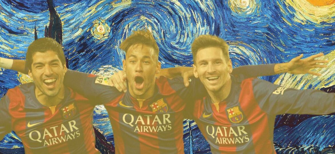 Un tridente a lo Vincent Van Gogh