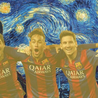 Un tridente a lo Vincent Van Gogh