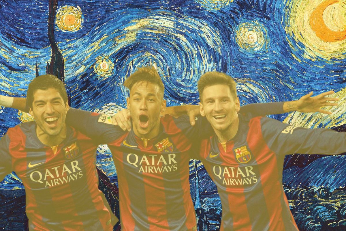 Un tridente a lo Vincent Van Gogh